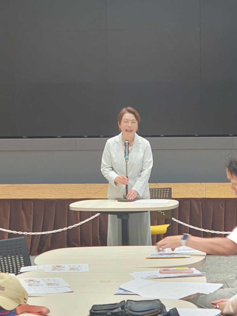梁川会長のあいさつ